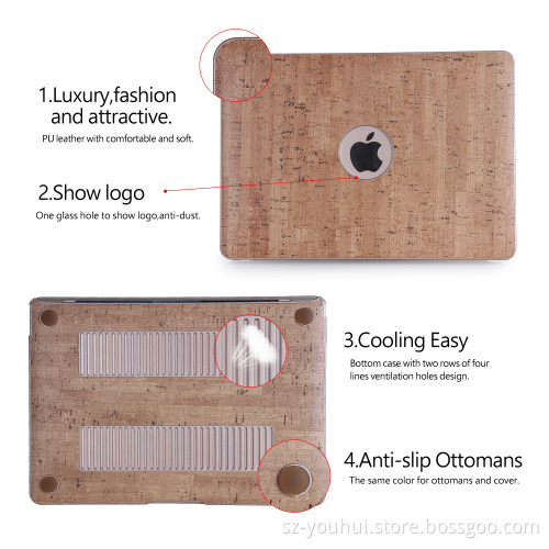 High Quality Wooden Pattern Cover Hard Shell Case for Macbook 12.1" with Retina